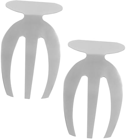 IMIKEYA 2pièces Couverts Salade Inox Lot De Fourchettes Service Robustes Anti-rouille Pour Famille Et Restauration