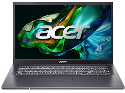 Acer Aspire 5 (A517-58GM-72LE) Laptop | 17,3 FHD IPS Display | Intel Core i7-1355U | 16 GB RAM | 1 TB SSD | NVIDIA Geforce RTX 2050 | Windows 11 | QWERTZ Tastatur | grau