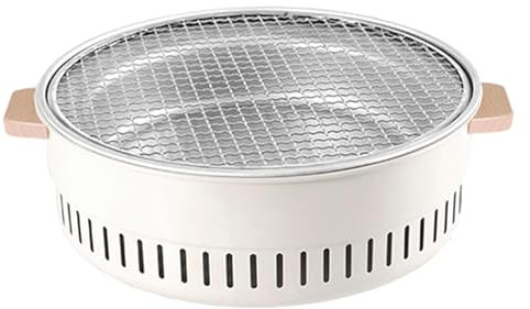 Barbecue portatile a carbonella, da campeggio, a carbonella, robusto e resistente al calore, per cucinare all'aperto, barbecue, campeggio, picnic, tailgating per piccole terrazze e