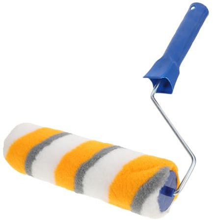 DOITOOL Wandfarbe Roller Für Mauern Und Decken Farbrolle Für Ölfarben Und Wandfarben Strukturrolle Für Wände Und Deckenanstriche Farbrollenrahmen Für Mauern Und Decken