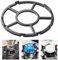 INQUIRLLY Cast Iron Wok Support and Reducer, Non-Slip Gas Ring Holder Trivets Extender for Moka Pot, Coffee Pot, Small Saucepan, Universal Mocha Pot Stand for Gas Hob Stove