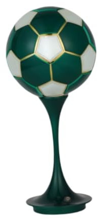Baoblaze Fußball Tischlampe Fußball Nachttischlampe Sport Nachttischlampe Schreibtischlampe für Kinderzimmer Wohnkultur Nachttisch Geschenk, GrÜn