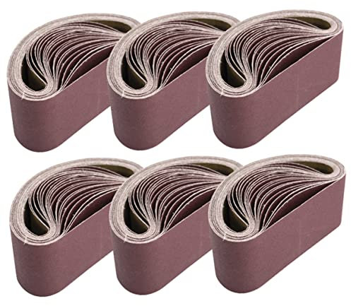 Homoyoyo 6pezzi Abrasivo Nastri Per Levigatrice Vetrata Resistente All Usura Accessori Per Levigatrici Nastri Abrasivi Durevoli