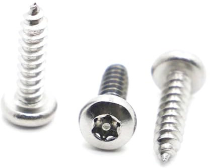 Sechslappige Torx-Schrauben aus Edelstahl, M2,9–M4,8, Rundkopf mit selbstschneidender Stiftschraube, 20 Stück, M4,8X25mm