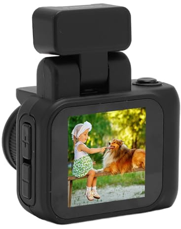 Keychain Camera, Super Mini Camera, 1.44 Screen Small 1080p Video Camera for Boys Girls, Portable Camera Keychain, 350mAh+180mAh, 512GB Expandable