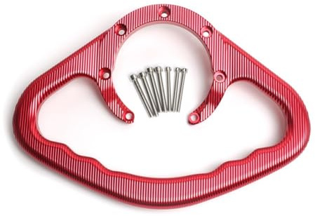Mango de barra de agarre para depósito de combustible de motocicleta para Honda CBR1100XX CB 600F 599 Hornet 600 CB 900F 919 Hornet 900 Modelos compatibles (rojo)
