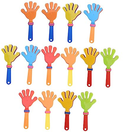Ipetboom 20pièces Clape-Main pour Garçon Fille Jouet Acclamation Bruiteur pour Fête Accessoires De Concert Fournitures De Fête
