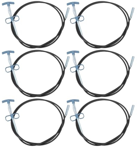 Beaupretty Desatascador Manual de 6 Piezas Varilla Flexible de 2 Metros, Herramienta para Destapar Desagües de Baño y Cocina, Limpiador de Tuberías Sistema de Cuatro Garras para
