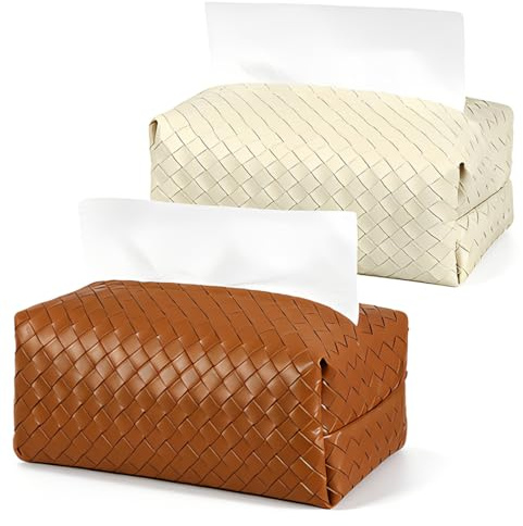 OISJHW 2 Stück Feuchttücher-Box-Spender, Taschentuch-Aufbewahrungsbox mit Deckel, hält Feuchttücher frisch, Windelbox-Organizer für Büro, Wohnaccessoires