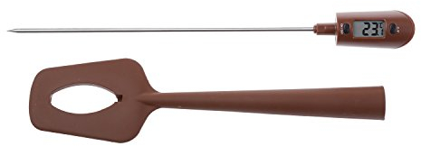 Silikomart | Silikonspatel mit Thermometer Choc, Maße 320 x 320 x 70 mm