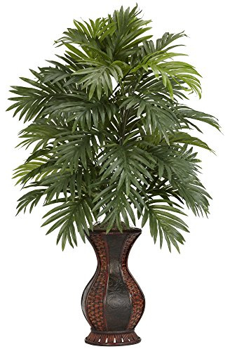 Nearly Natural Areca Palm with Urn Silk Plant