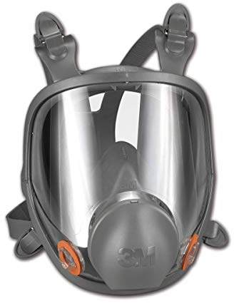 3M 50051138541465 Full Face piece Respirators 6000 Series, Reusable