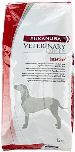 Eukanuba Veterinary Diet Dog Dry Intestinal Disorders Adult All Breeds Chicken Bag, 1er Pack (1 x 12 kg)
