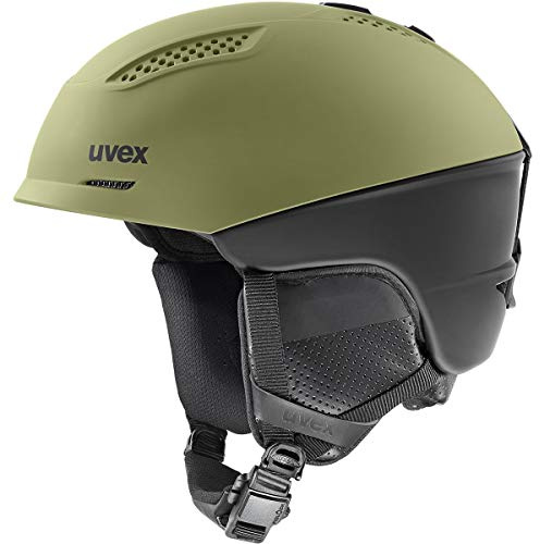 uvex Ultra Pro - Casque de Ski pour Hommes et Femmes - Réglage de la Taille Individuel - Fermeture Magnétique - Leaf/Black - 55-59 cm