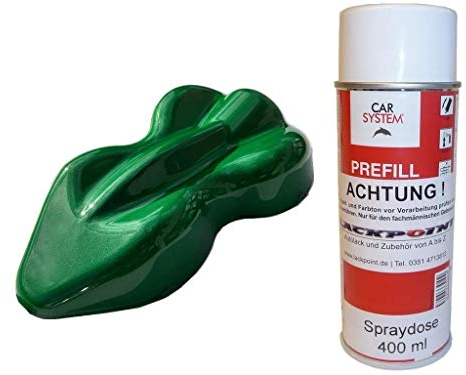 Lackpoint 1 Farbspray 400ml 1K Autolack Kobold Grün Metallic Glanz kein Klarlack