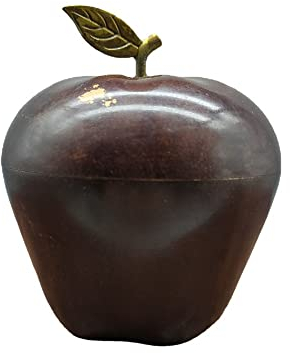 WANGZISHUO Archaize Apfel-Aschenbecher-Statue aus Messing