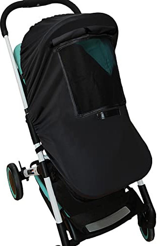 AuPwer Sonnensegel Kinderwagen - Sonnenschutz für Kinderwagen - UV Schutz für Buggy & Stroller