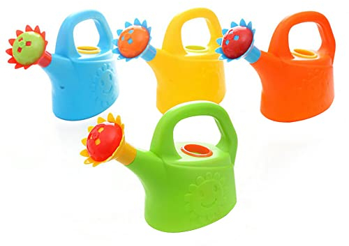 LICHENGTAI 2 Stück Kinder Kleine Gießkanne Kunststoff Huhn Gießkanne Spielzeug Badespielzeug Mini Pflanze Bewässerung Dosen Strand Spielzeug Für Kinder Jungen Und Mädchen (Zufällige Farbe)