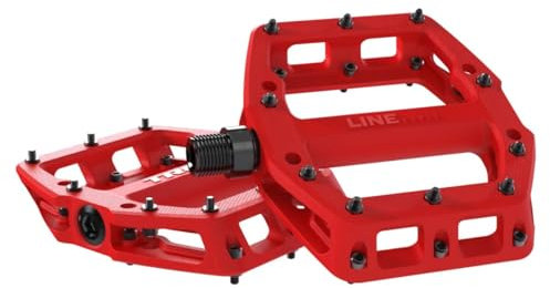Trek Line Elite Flat Fahrrad Pedale rot