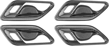 XIBANY Autoteil Carbon Fiber Style Inner Handle Frame Inner Door Bowl Stickers Interior Decorative Stickers for Chevrolet for Suburban 2023 Autoteil