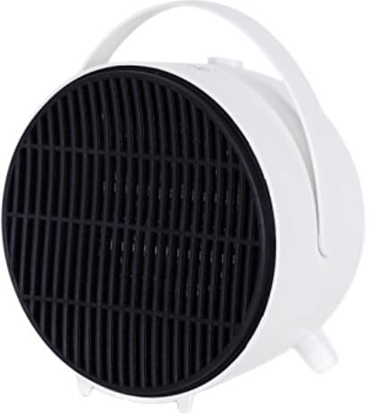 Patio Heaters Greenhouse Heater Electric Heating Portable Energy Conservation for Table Tops Miniature Outdoors Patio Home Greenhouse (White,circular)