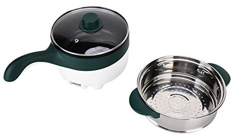 Olla eléctrica multifuncional de 2 l y 12 V de acero inoxidable antisequedad para cocinar al vapor en el coche el hogar y la cocina