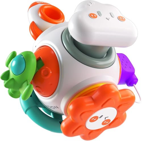 Yitical 6 en 1 Cube d'Activité Jouet Bebe 1 an, Montessori Sensoriel Motricité Jouet Enfant 6 12 18 Mois 2 an, Educatif Développement Jeux Bébé, Cadeaux pour Garçons Filles