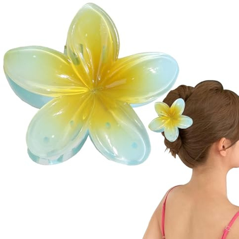 Pelo Flor Pinza Flor Hawaiana, Pinzas Para El Pelo De Flores Para Mujeres