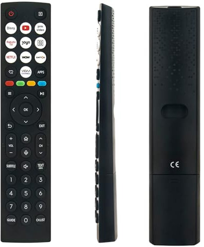 ERF2AD36H Mandos a Distancia por Voz de Repuesto Aptos para Hisense E7 E7-Pro QLED TV 55E7NQ-Pro 65E7NQ-Pro 75E7NQ-Pro 85E7NQ-Pro 100E7NQ-Pro 55E7NQ 58E7NQ 65E7NQ 75E7NQ 85E7NQ 100E7NQ 43E7NQ 50E7NQ