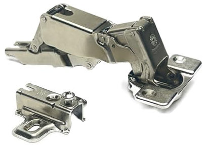 Cerniera per Anta Cucina Universale FERRARI con Apertura 165-170° Slide-On - Viti e Basetta Inclusa H4.5mm - Interasse 48mm - Ø 35mm - Made in Italy - FERROELETTRA (2)