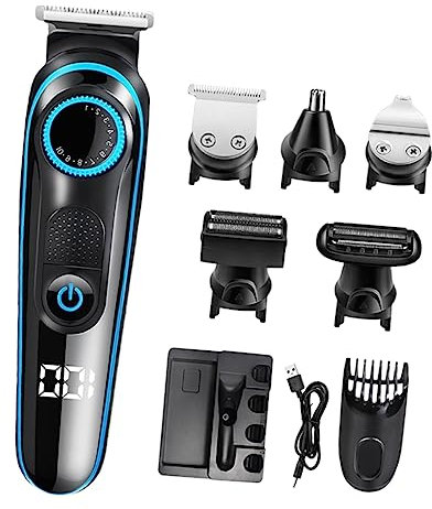 Beavorty 1 Impostato modellatore di rasante batterie ricaricabili batterie ricaricabile tonsor parrucchiera trimmer rasoi stilista asciugacapelli tagliacapelli cesoie elettriche