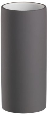 Kleine Wolke 5055901852 Pur Gobelet à Dents Porcelaine Anthracite 40 x 30 x 10 cm