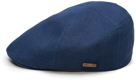 Sterkowski Modell Rusty | 100% Naturleinen Schiebermütze für Herren und Frauen | Super Leicht Sommer Duckbill