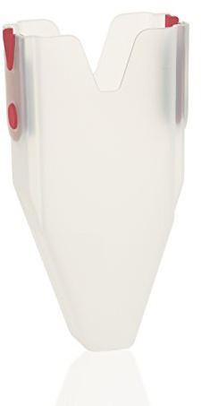 Börner Boîte d'Insert de Lame pour V1, V3 & V6 sans Base • Boîte de Rangement • Rangement pratique pour Inserts de Lame des Mandolines Boîte Inserts de Coupe-Légumes (Rouge)