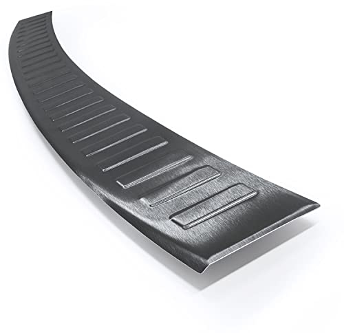 tuning-art L274 Edelstahl Ladekantenschutz Anthrazit passend für Skoda Octavia 3 2017-2019