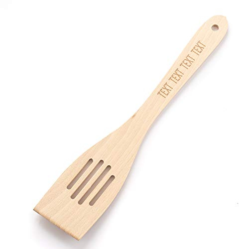 Tuuli Kitchen Wooden Spatula with Personalised Laser Engraving Ideal Present 30 cm