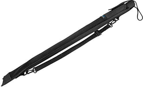 TravelLight 265 Gramm extrem leichter Stockschirm Reiseschirm mit Trekking-Hülle - schwarz