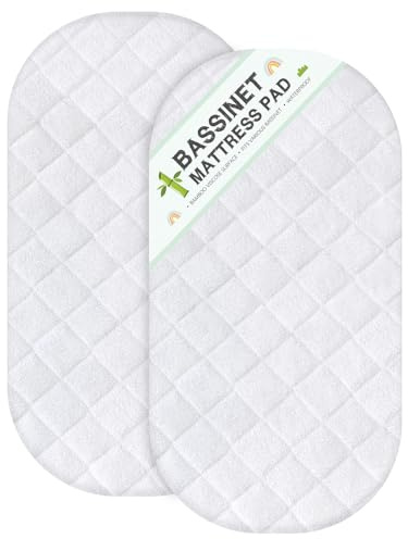 Bassinet Mattress Protector Fits 12 x 27 Moses Basket