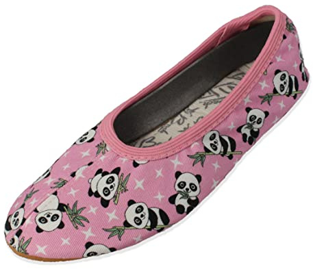 Beck Pantoufles Pandagirl pour Fille, Rose, 32 EU