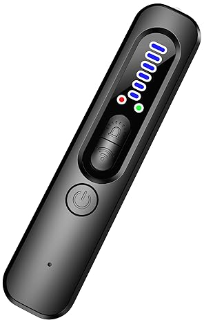 SELOWEA Hidden Camera Detector - Anti Spy/Car GPS Tracker/RF Signal/Bug Sweeper/Hidden Devices/Listening Device Detector - Portable Bug Finder for Office Car Hotel Travel Indoor Outdoor Use