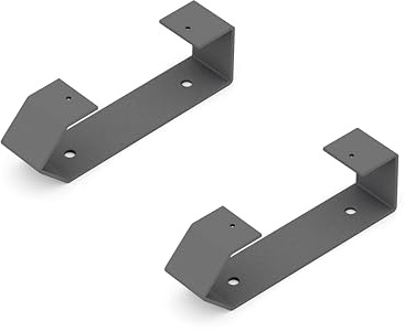 Alberts 861377 Regalträger Pia | ein Paar | Regalhalter in mehreren Größen | wahlweise in verschiedenen Trendfarben | Regalwinkel als ein Paar oder einzeln | Größe 60 x 205 x 45 mm