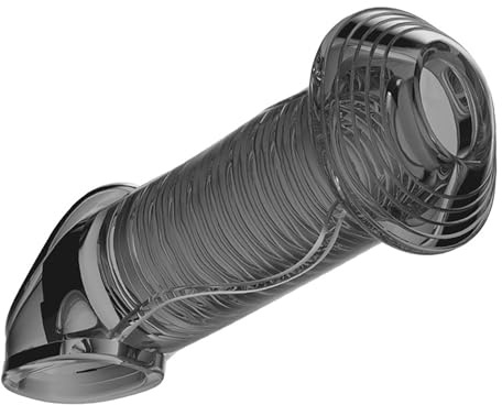 Qiyasex Penishülle Penis Sleeve Penis Verlängerung Realistischer Dildos Penismanschetten Mit Eichelring Hodenringe Hülle Penis Vergrößern Sex Spielzeug Für Die Männer Extrem Potenzsteigerung（Schwarz）