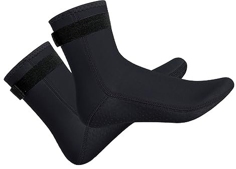 Supvox wasserdichte Tauchsocken Unisex XL rutschfeste Schwimmsocken Aus Warmem Flexiblem Material Langlebig Und Schützend Für Wintersport Und Wassersport Für Tauchen Und Schwimmen