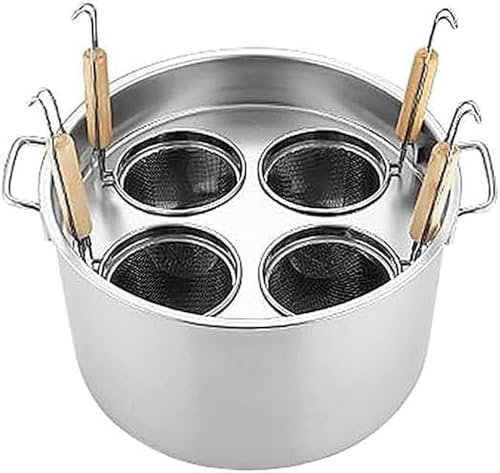 Pentole per Pasta Set di Inserti per cuocipasta, con divisore e scolapasta Pentole per brodo per Cucina Domestica Ristorante Strumento di Cottura Commerciale