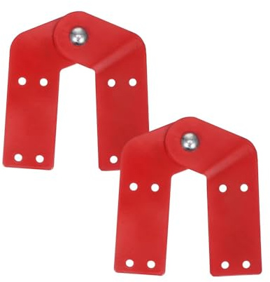 Lot de 2 charnières d'échelle, charnières d'échelle en alliage d'aluminium, charnières d'escalier de grenier, accessoires d'échelle
