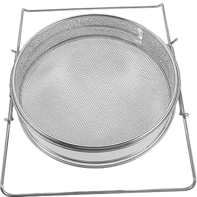 TIDTALEO Tamis à Miel Acier Inoxydable Filtre Passoire à Miel Pour Abeilles Passoire à Impuretés Abeilles