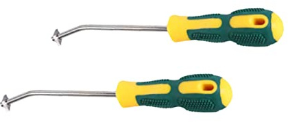 jojofuny 2piezas Herramienta Para Abrir Juntas De Baldosas Resistente y Práctica Limpiador De Huecos Para Suelos y Azulejos Con Mango Antideslizante Ergonómico Duradero y Fácil De Usar Para