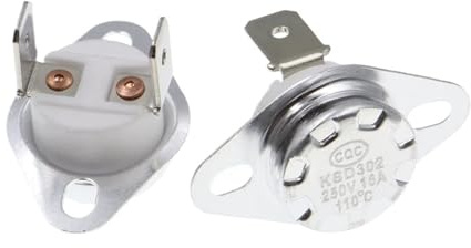 Schließer KSD302 16A 250V 40-180 Grad Keramik KSD301 Normalerweise geschlossener Temperaturschalter Thermostat 45 55 60 65 70 75 80 85(Normally Open,45C)