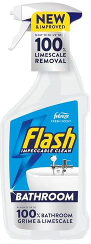 Bathroom Cleaning Spray 800ml Powerful Multi Surface Cleaner for Limescale Soap Scum and Bathroom Dirt Fast Acting Spray Leaves Long Lasting Shine Ideal for Tiles Sinks Taps and Showers