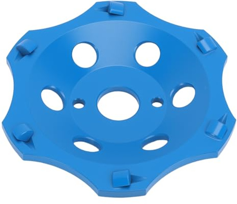 Diamant Schleiftopf 125mm, PKD PCD Diamantschleiftopf mit 6 Segmenten | für Winkelschleifer, Staubreduzierung, Robust und Langlebig, für Betonmörtel Fliesenkleber Farb-Beschichtungen